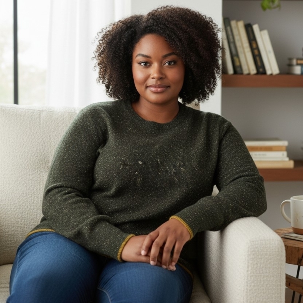 Nordstrom Olive Crew Neck Sweater